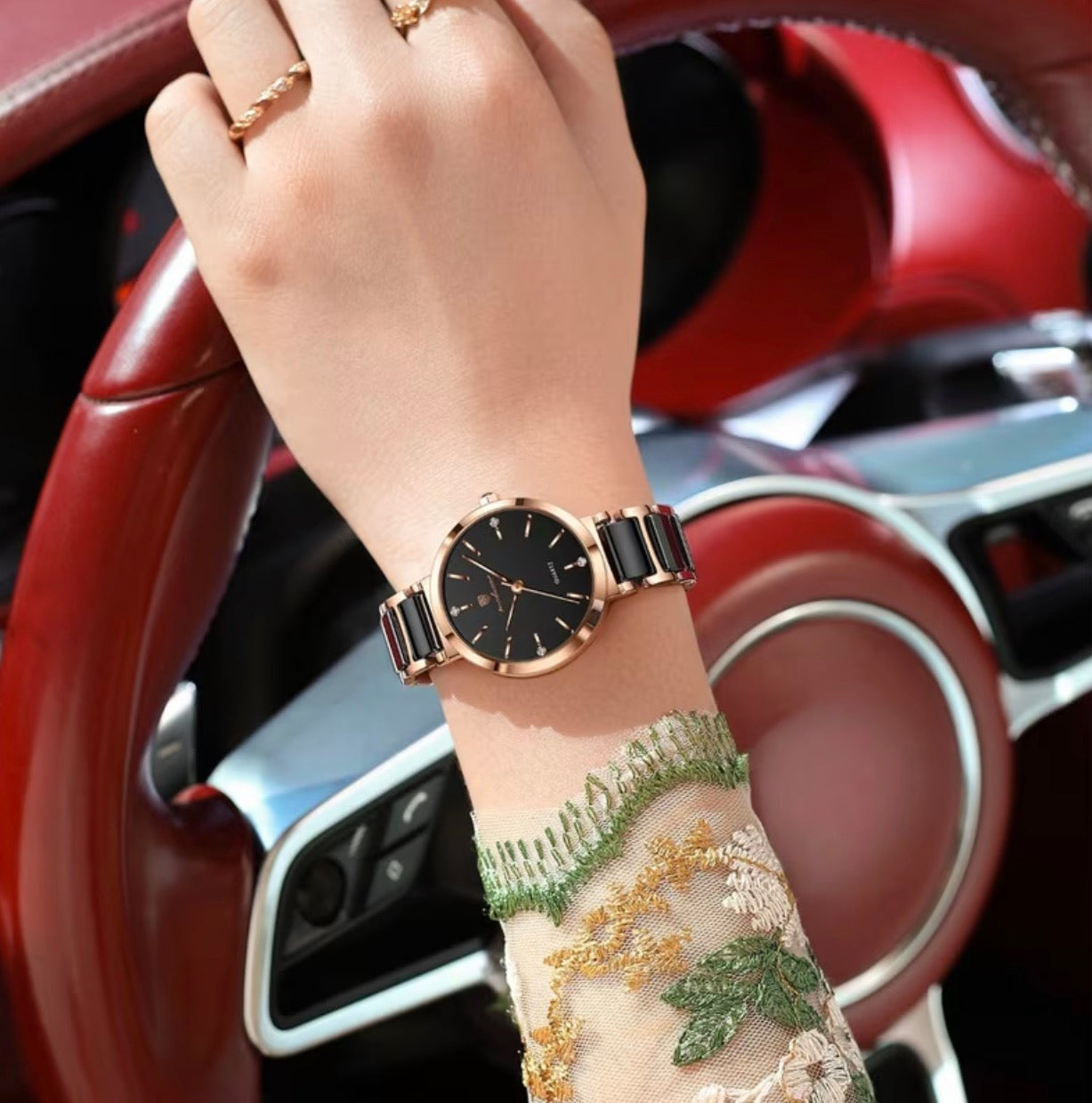Ladies Poedagar BT Stainless Steel Watch
