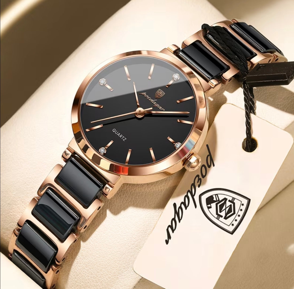 Ladies Poedagar BT Stainless Steel Watch