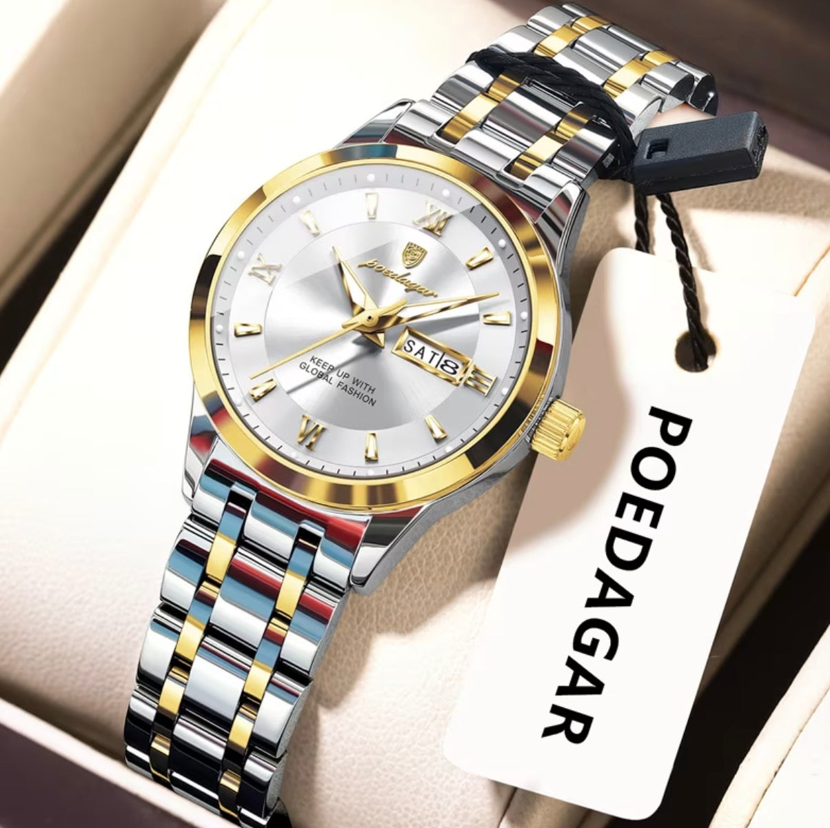 Ladies Poedagar BT Stainless Steel Watch