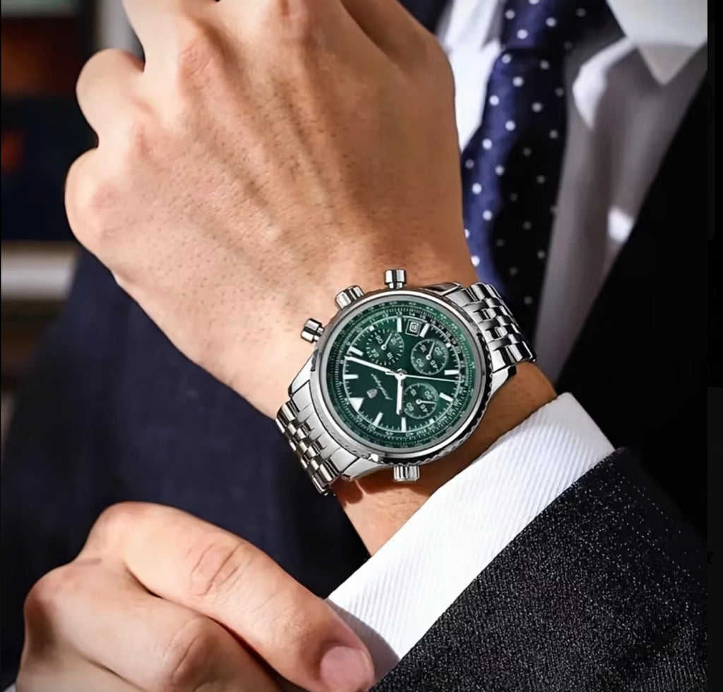 Men’s Poedagar Stainless Steel Watch