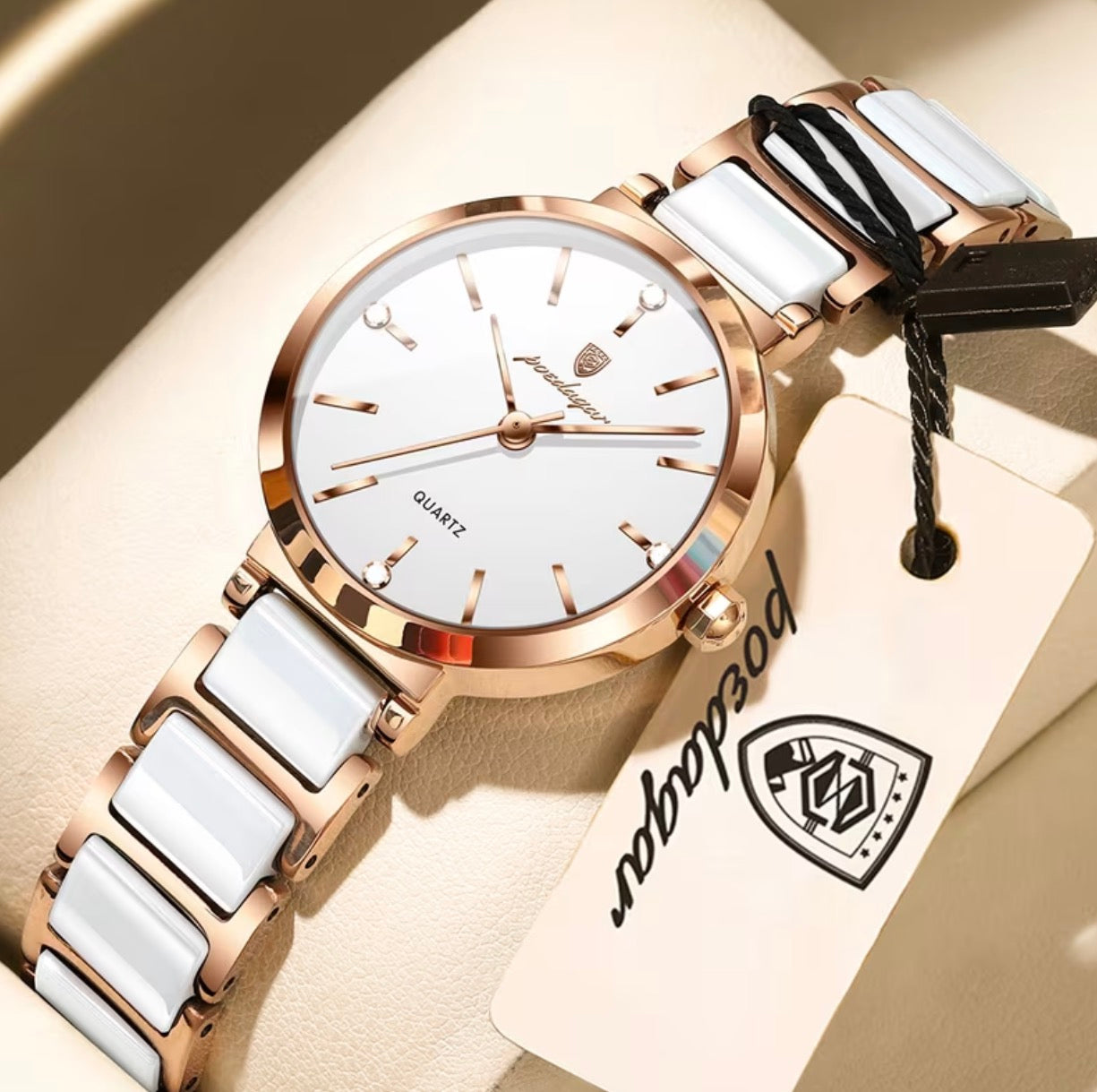 Ladies Poedagar BT Stainless Steel Watch