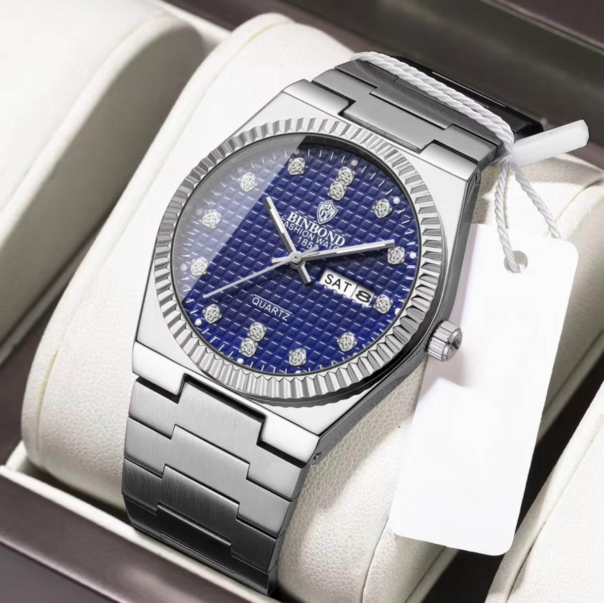 Men’s Binbond BT Stainless Steel Watch