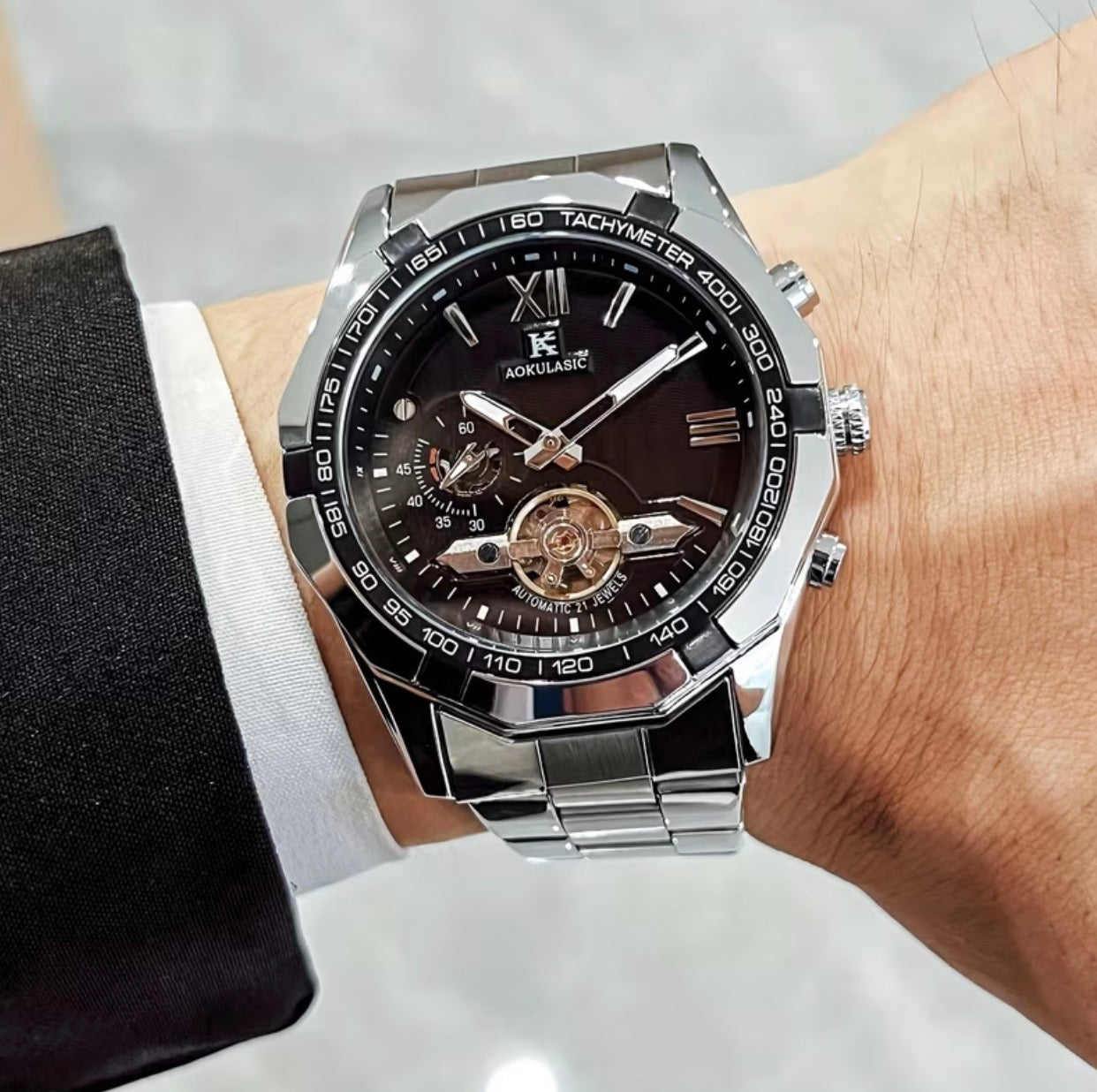 Men’s Tourbillon BT Automatic Watch 40mm
