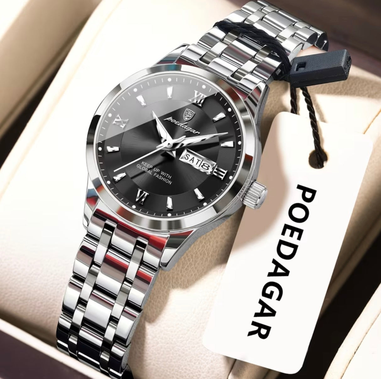 Ladies Poedagar BT Stainless Steel Watch