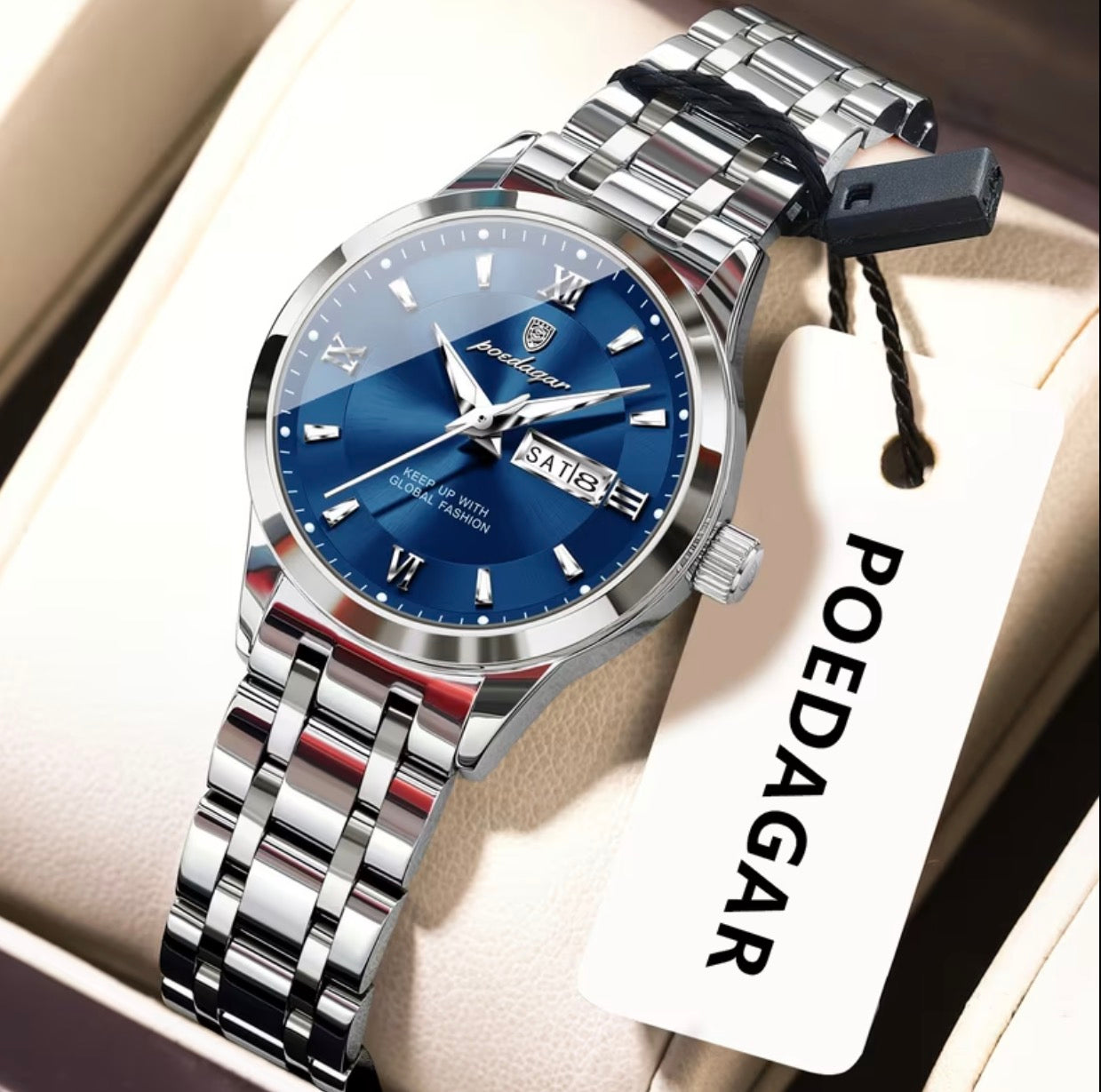 Ladies Poedagar BT Stainless Steel Watch