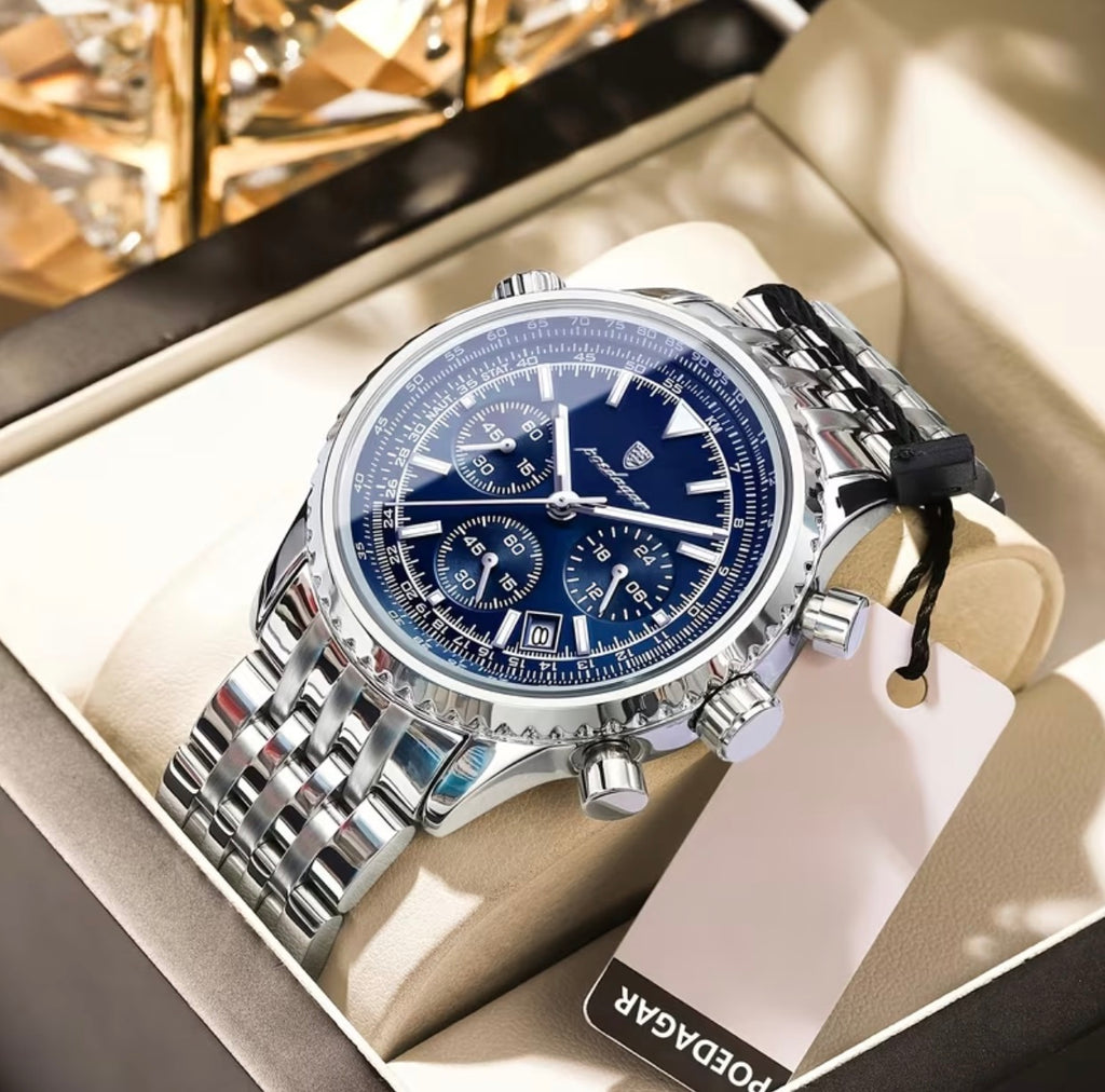 Men’s Poedagar Stainless Steel Watch